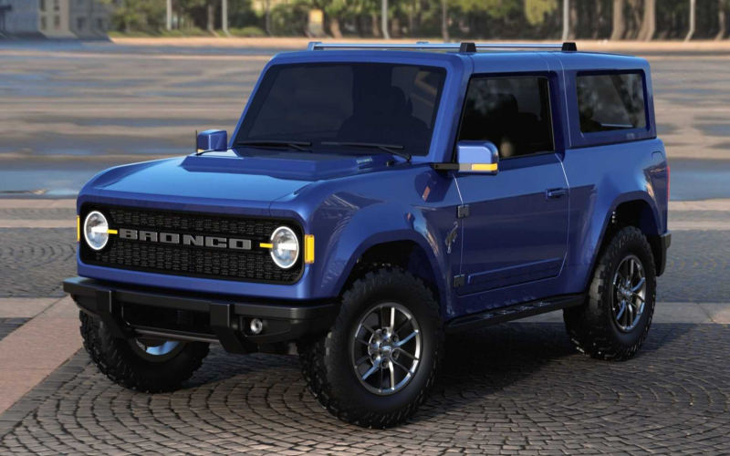2020 Ford Bronco Rendered After Latest Intel, Leaked Headlights