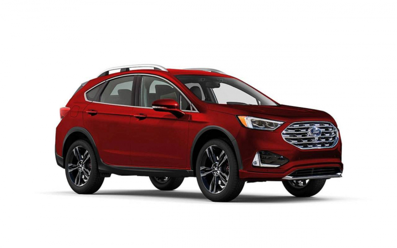 2020 Ford Fusion Suv Render | Insideevs Photos