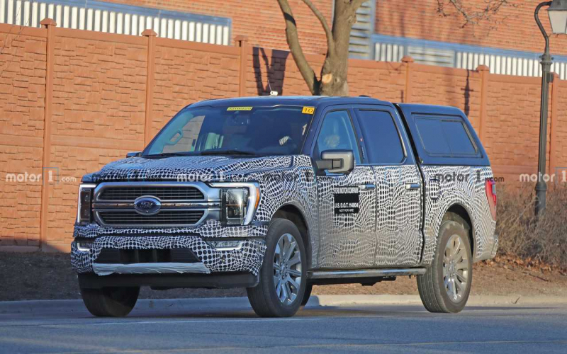2021 Ford F-150 Hybrid Spied With Updated Front-End Design
