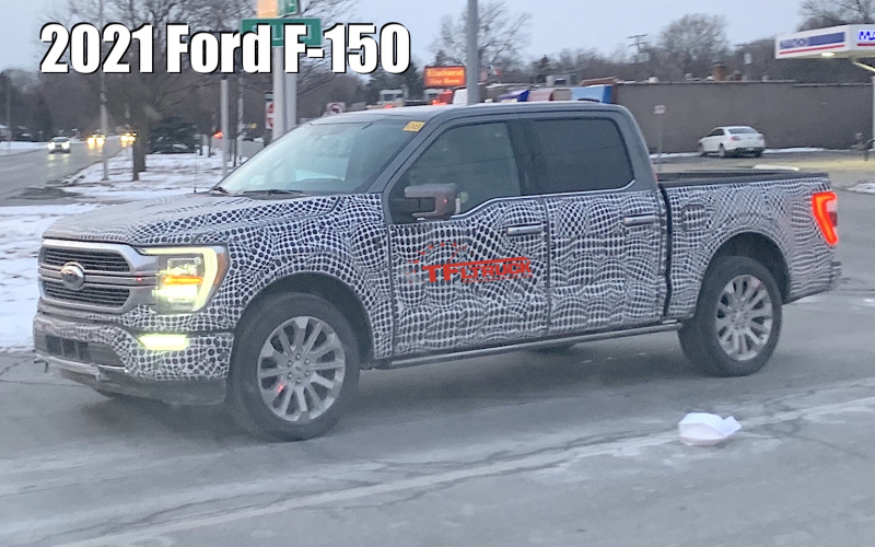 2021 Ford F-150 Prototype Caught Testing With All Led Lights