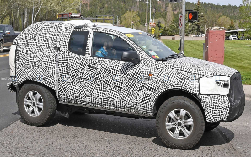 Ford Bronco Spied Revealing Front Axle From Underneath