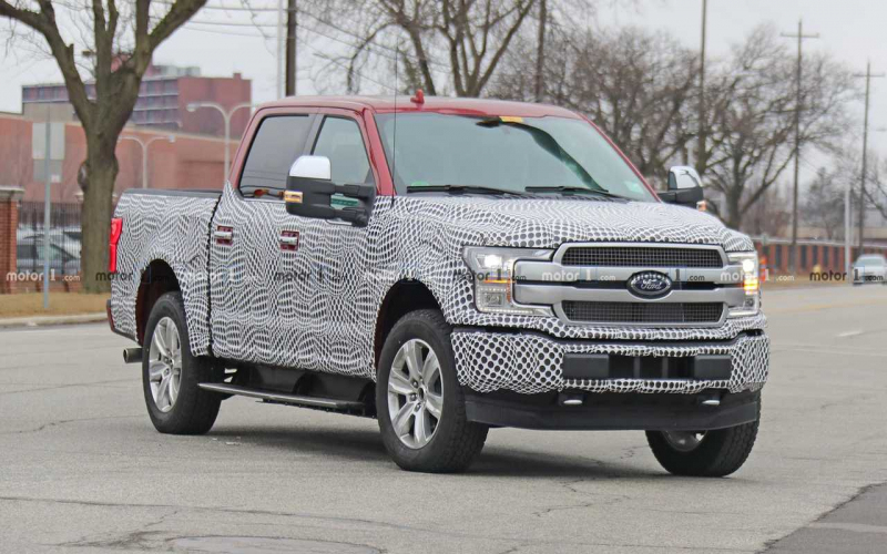 Ford F-150 Ev Spied Trying To Hide It&amp;#039;s Electric