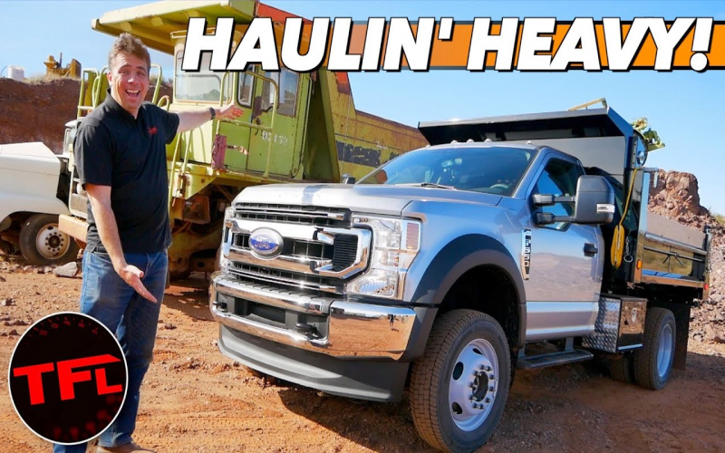 I Drive A 2020 Ford F-550 Dump Truck With 4,000 Pounds Of Dirt! Who Says  Work Trucks Can&amp;#039;t Be Fun?