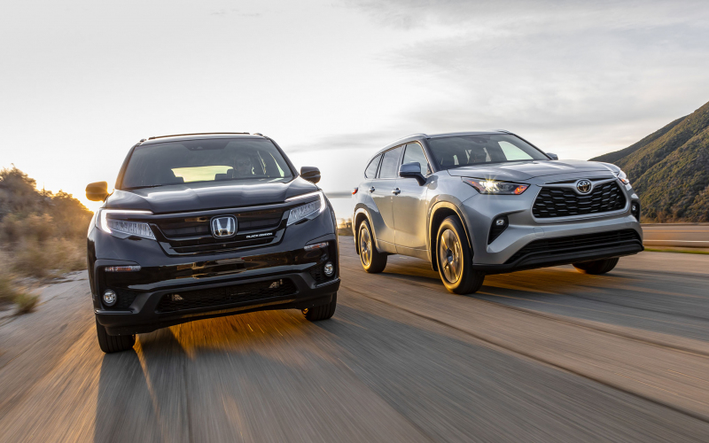 2020 Honda Pilot Vs. 2020 Toyota Highlander: Japan&amp;#039;s Top 3