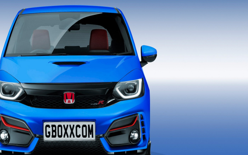2021 Honda Fit Type R Rendering Has Silly Wing, Will Never