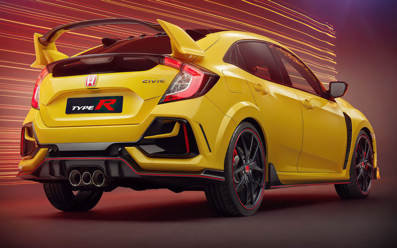 Honda Civic Type R Limited Edition 2021 Back Wallpaper