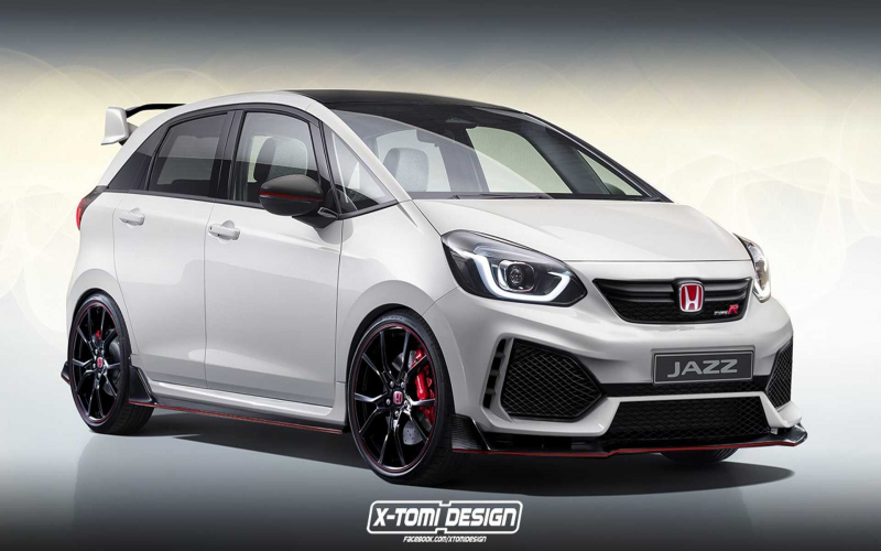 Honda Jazz / Fit Type R Imagined As A Rapid Hot Hatch